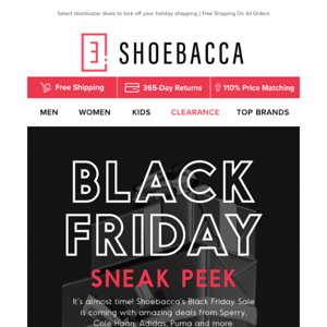 Black Friday Sneak Peek Inside