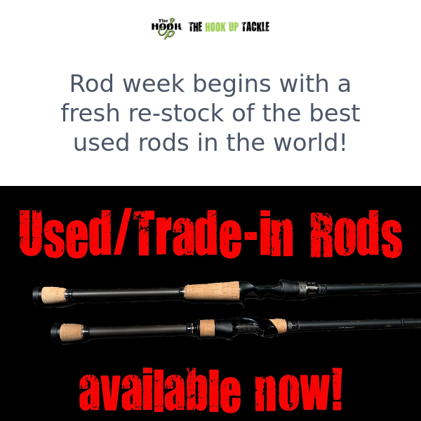 Amazing rods added to our used rod collection