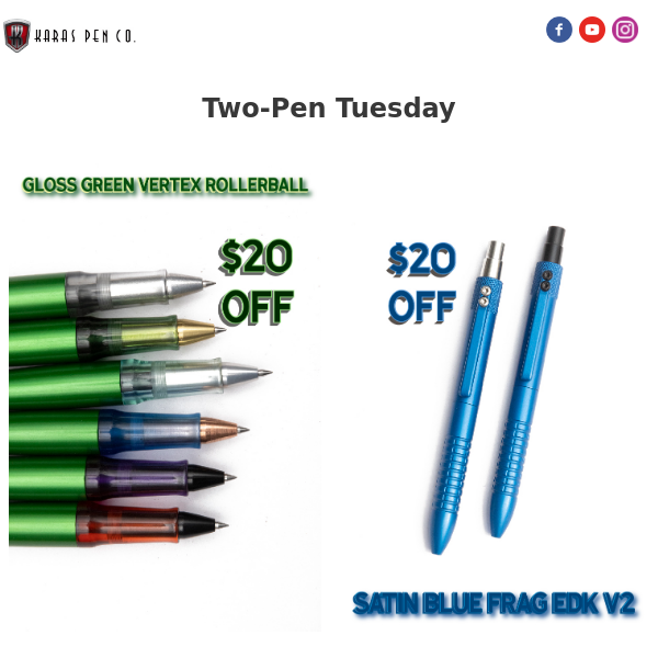 Two-Pen Tuesday