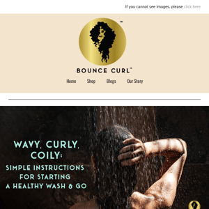 Blog Post: Wavy, Curly, Coily: Simple Instructions for Starting a Healthy Wash & Go