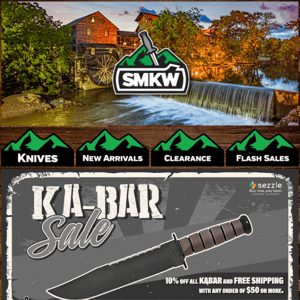 KA-BAR Sale Starts Today!