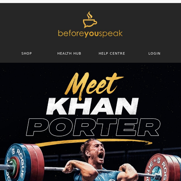 Meet Khan Porter 💪🏼🏋🏼