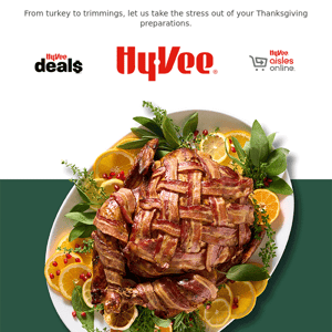 Plan Your Perfect Thanksgiving with Hy-Vee's Help! 🍁 🦃