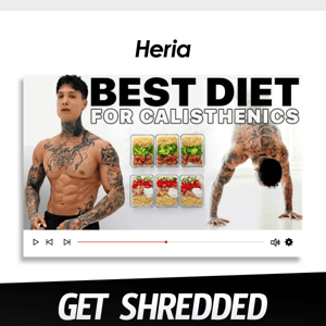 💪 Want to get shredded? Eat this!