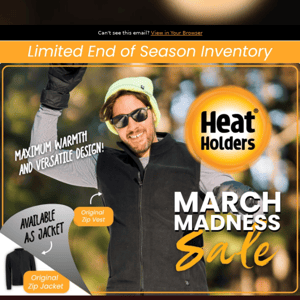 Looking for Spring warmth?🌷Take advantage of March Madness deals.