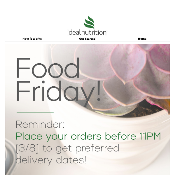 Food 🍃 Friday - Delicious & Affordable Nutrition, Right at your Fingertips 📱 🥦