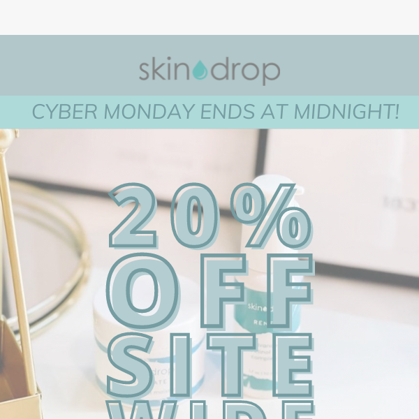 20% off for Cyber Monday