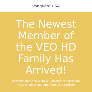The VEO HD IV has landed