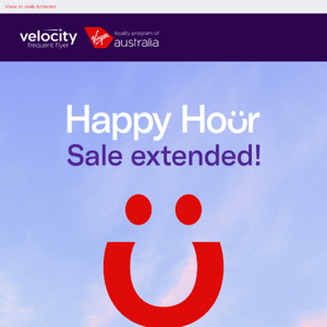 Got the back to work blues? Happy Hour sale on now and extended!