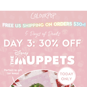 ❄️ Day 3: 30% off Disney The Muppets! ❄️