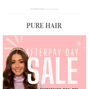 [20% OFF] Don't miss AfterPay Day🔥