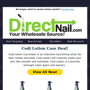 Save 26% On Codi Lotion | Case Deal Savings! 😍