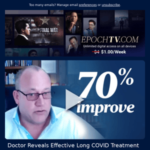 Doctor Reveals Effective Long COVID Treatment