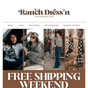 Free Shipping This Weekend ONLY!