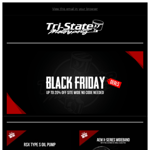 Shop All Black Friday Deals! Save Site Wide! 🚘