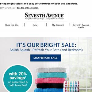 It’s Bright Sale Time – Huge Savings on Bed & Bath Faves!