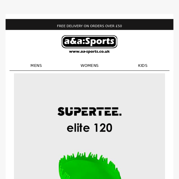 Dan Carter Supertee Elite 120 Rugby Kicking Tee Green