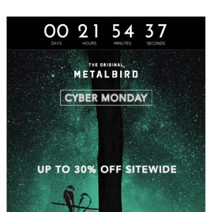 Sitewide Sale - extended for Cyber Monday!