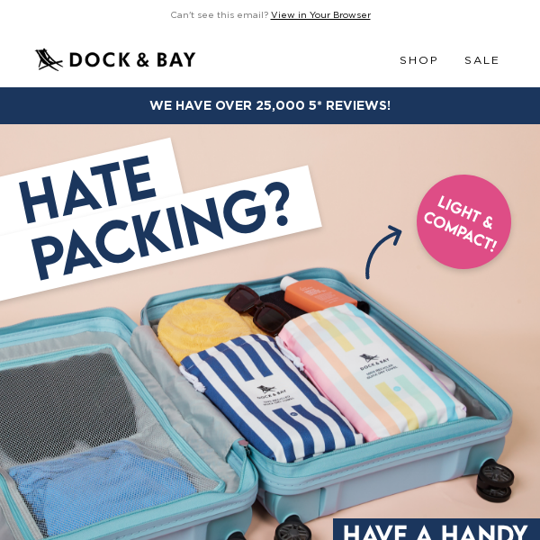 A checklist for people who hate packing