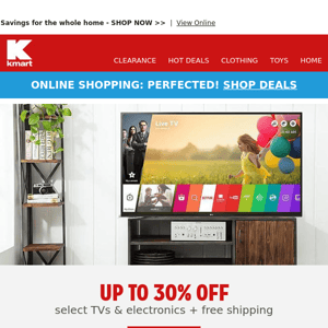 Save on TVs, Electronics, Laptops, Game Consoles and More - kmart