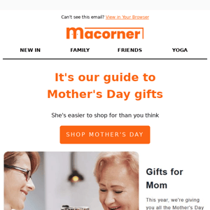 Macorner Decor, You almost missed our Mother’s Day gift guide