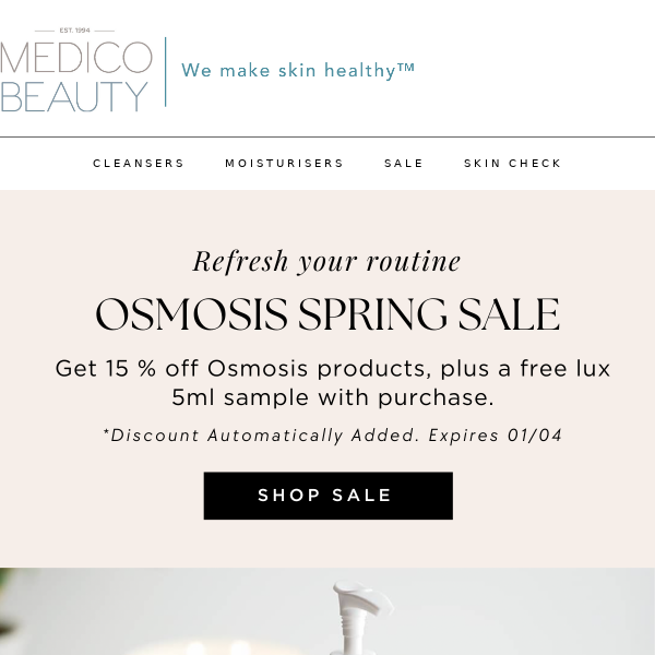 Refresh your skincare routine with Osmosis