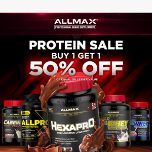 Protein Sale Ends Soon!
