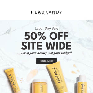 LAST CALL 🚨 Get 50% Off Site Wide! Plus Skin Care only $6