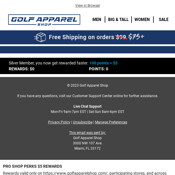 📢 LAST CALL: 2 for $50 Polos, 2 for $60 Pants & More! - Golf Apparel Shop