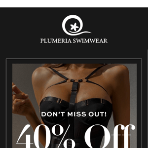 40% OFF + New Lingerie Styles