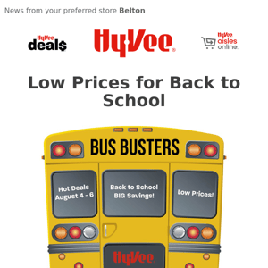 Back to School BIG Savings 🚌