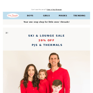 PJs & Thermals For The Whole Family 👪