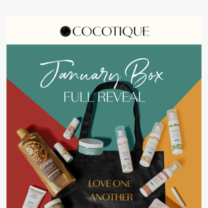 The January Box Full Reveal JUST DROPPED