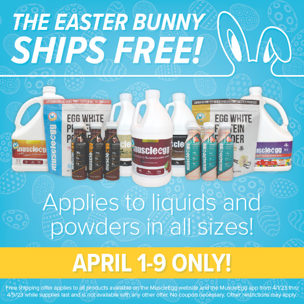 🐰Easter Bunny Delivers MuscleEgg for Free!