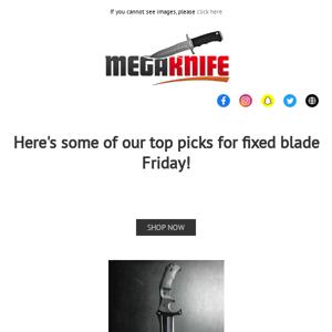 Fixed Blade Fridays is back!