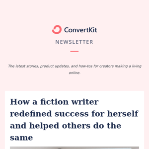 How a fiction writer redefined success for herself and helped others do the same