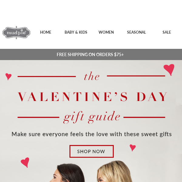 Mud Pie's Valentine's Day gift guide