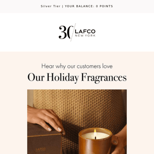 Holiday fragrances our customers love