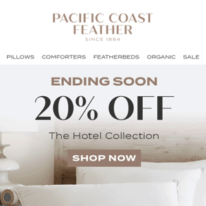 ENDING SOON: Luxury Comforters & The Hotel Collection!