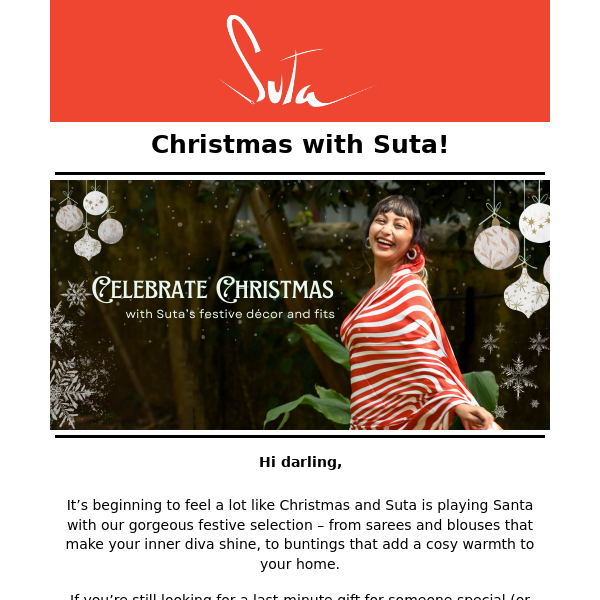 Have yourself a Suta little Christmas!