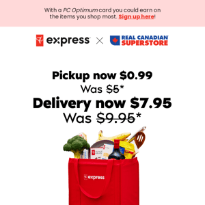 📣 Limited-time lower fees: Shop PC Express and SAVE! 🤩