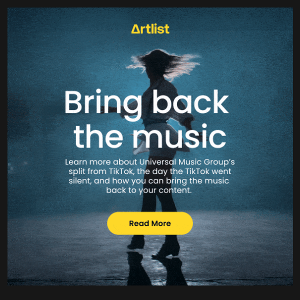 Artlist.io, get music for your TikTok videos without worrying about claims