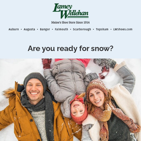 Are You Ready For Snow?