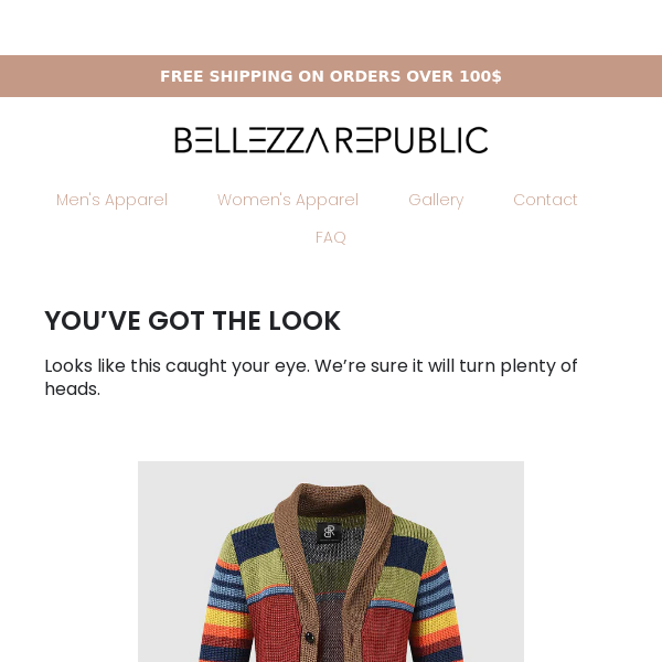 Bellezza Republic Apparel, you had your eye on this ⬇️