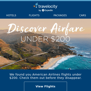This American Airlines ticket offer = your next trip