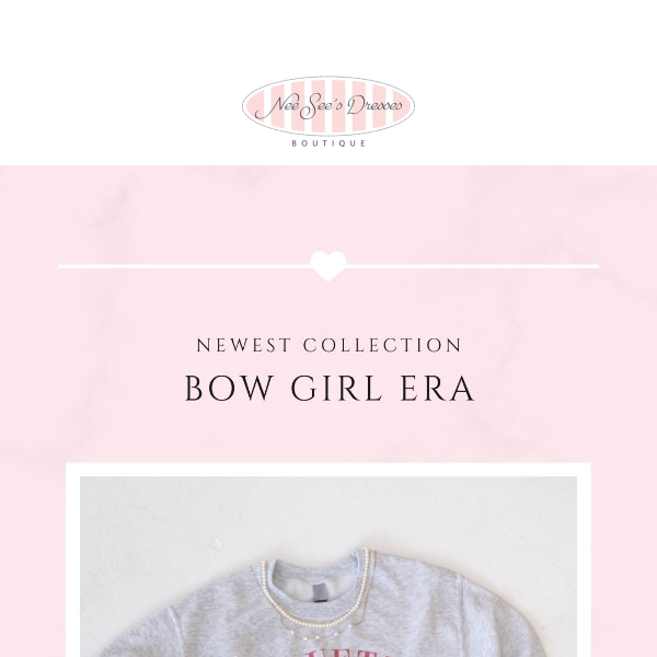 Bow Girl Era Collection 🎀 20% off tonight only!