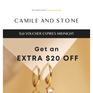 Your $20 off expires soon!