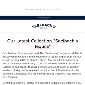 I'd Like To Introduce Seelbach's Tequila