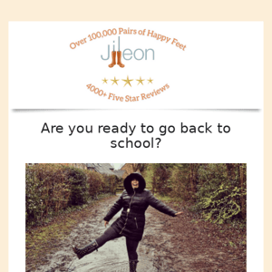 Jileon Wellies - ready for the new school year!