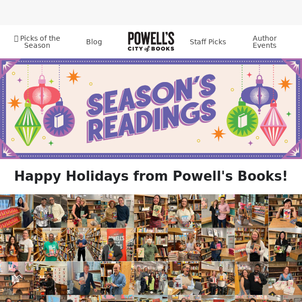 ✨ Thank you for a great year of Powell’s author events!